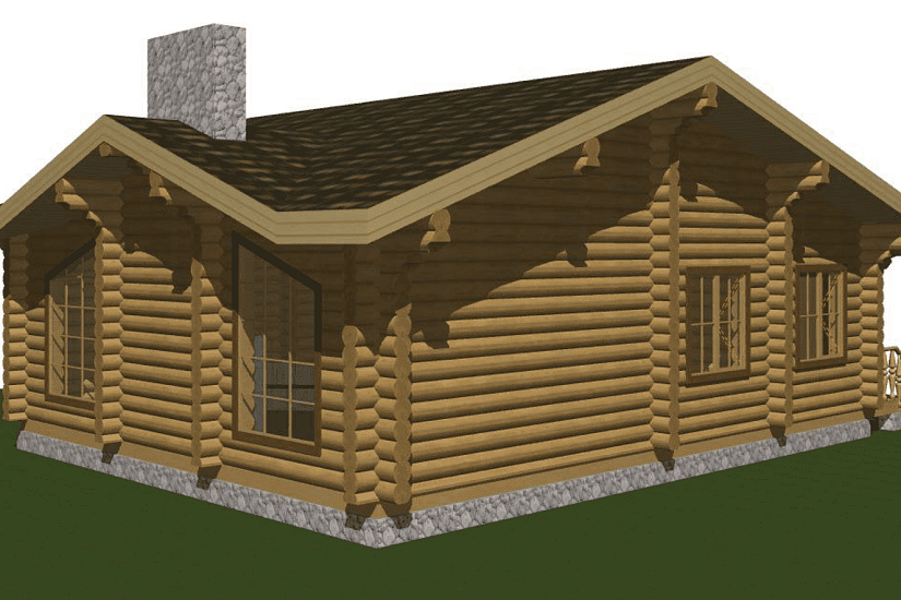 Дом-бревно260мм-11000х8500мм-1эт-АР
