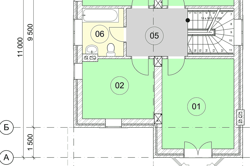 Жилой дом, 11х8-1,5 эт-кирпич-ЭП Жилой дом, 11х8-1,5 эт-кирпич-ЭП
