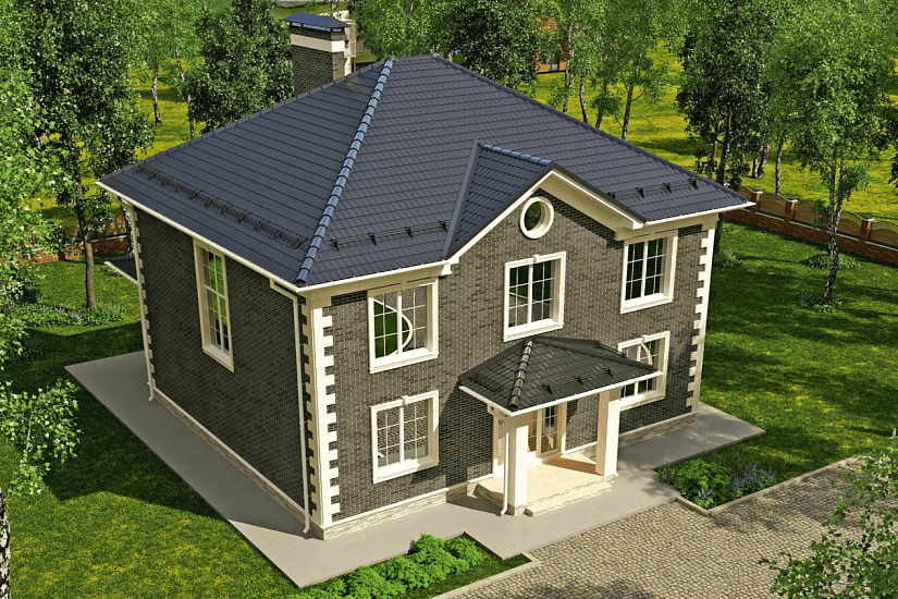 Дом-блочный-15300х11900мм-2эт.-АР-КР