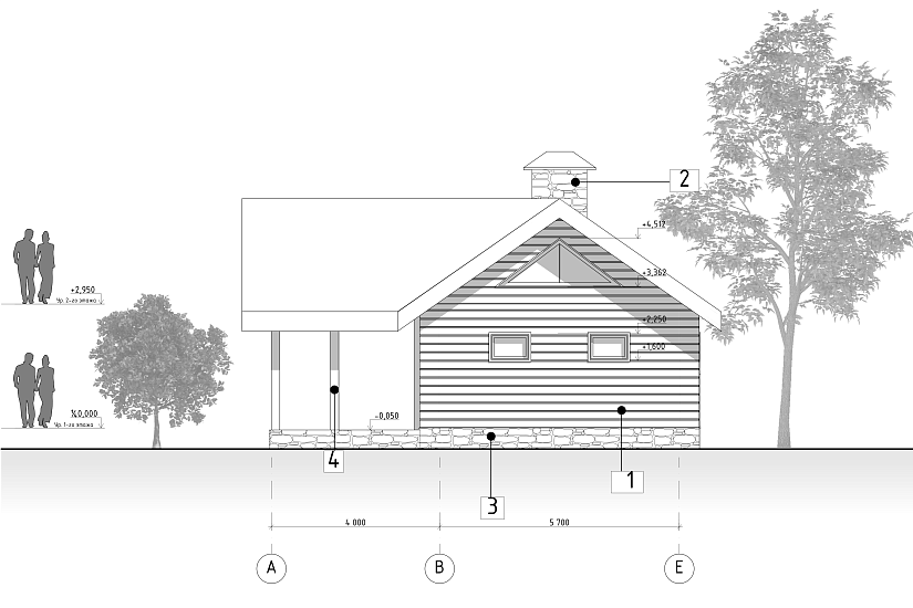 Дом-1,5этажа-газобетон-300мм-9700х11200-АР