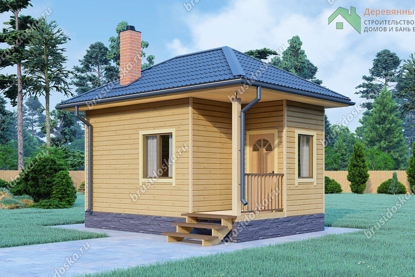 Баня 4х6 из бруса Баня 4х6 из бруса