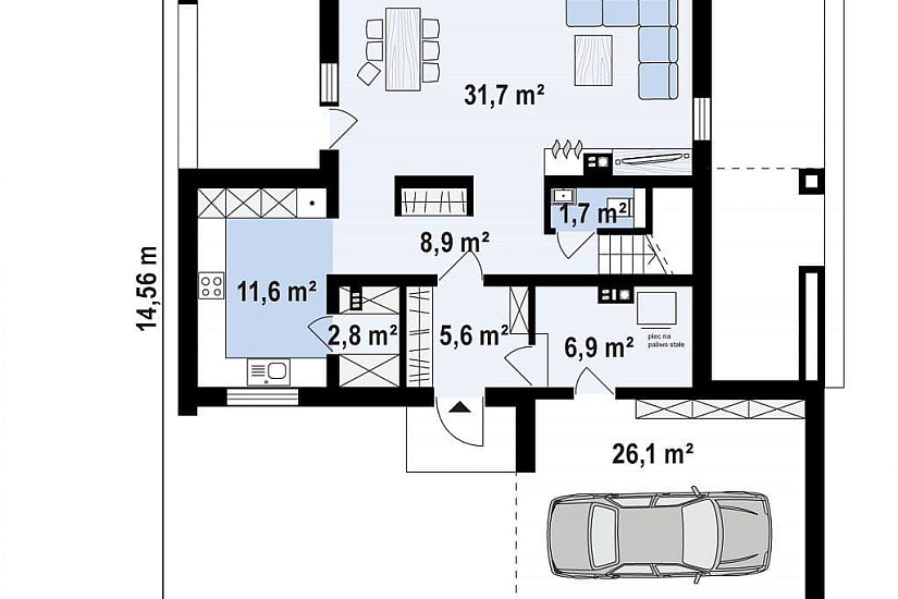ДОМ ИЗ ГАЗОБЕТОНА ГД-153б