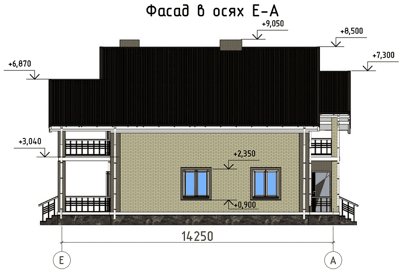 Проект индивидуального жилого дома Стадия Р. Разделы АР,КР,инж сети Проект индивидуального жилого дома Стадия Р. Разделы АР,КР,инж сети