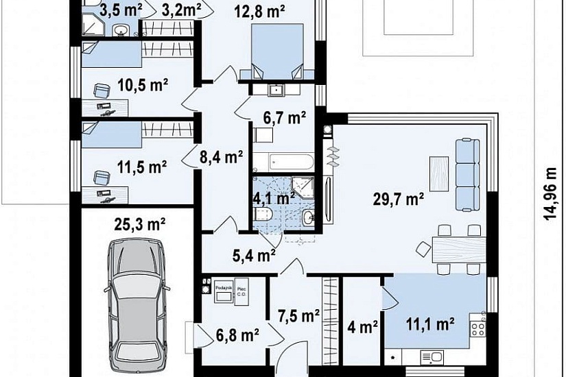 ДОМ ИЗ ГАЗОБЕТОНА ГД-151а