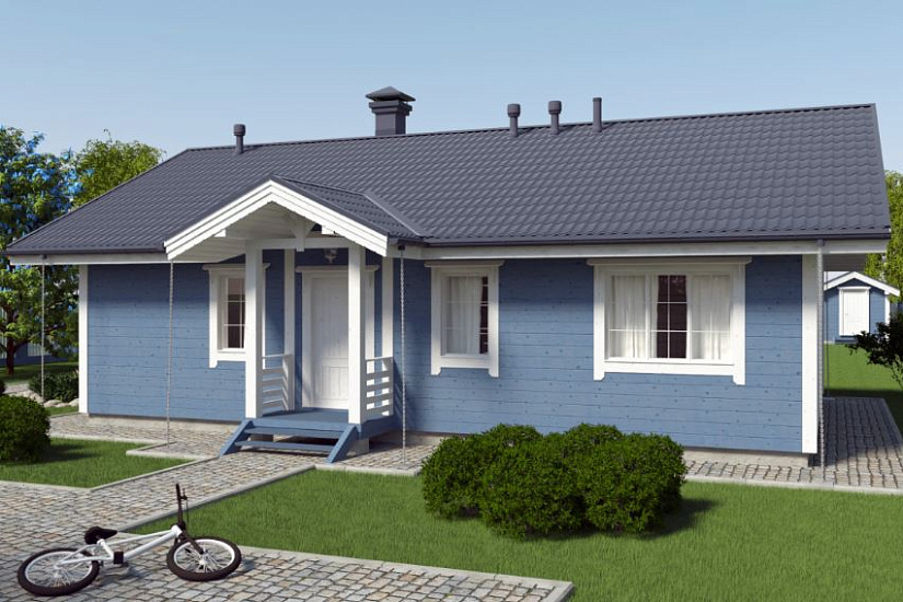 Проект дома из бруса №892 Проект дома из бруса №892