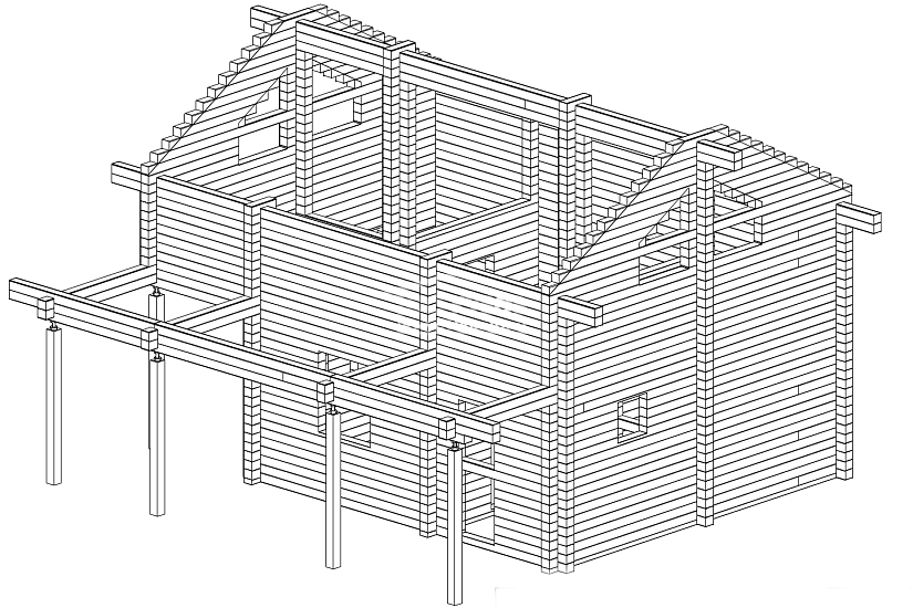 Дом- баня 2382