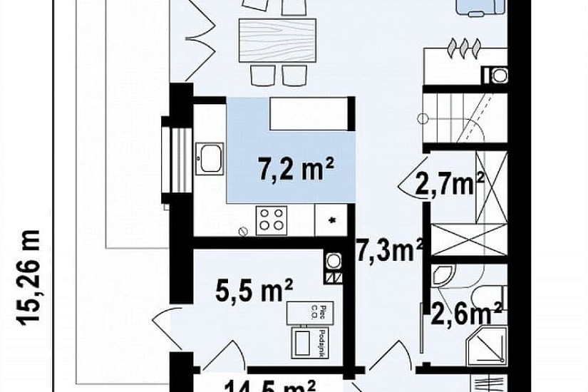 ДОМ ИЗ ГАЗОБЕТОНА ГД-119а