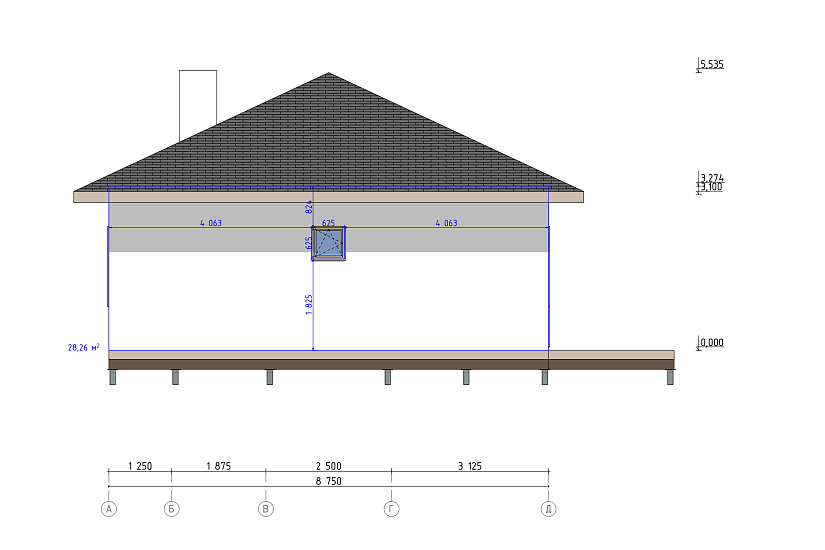 Дом-сип-панели-1этаж-11750х13250-КД Дом-сип-панели-1этаж-11750х13250-КД