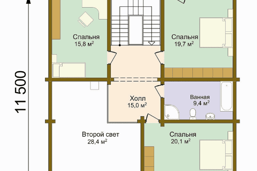 Проект дома "Белые ночи"