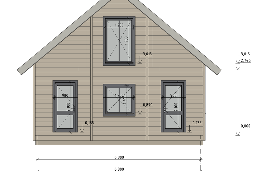 Дом-каркас150мм-с-мансардой-8800х6800-ЭП