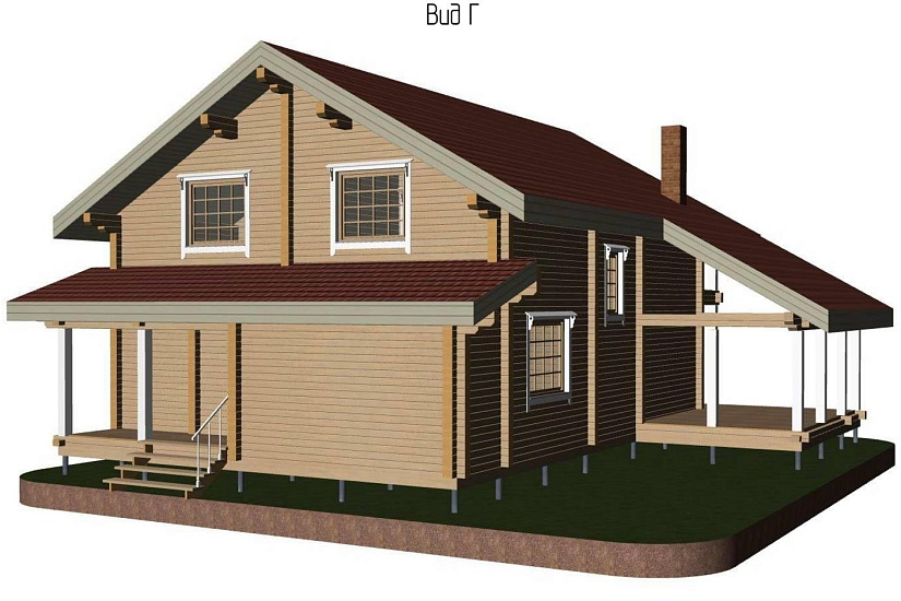 Дом-брус150х150-12900х14000-1,5эт-АР