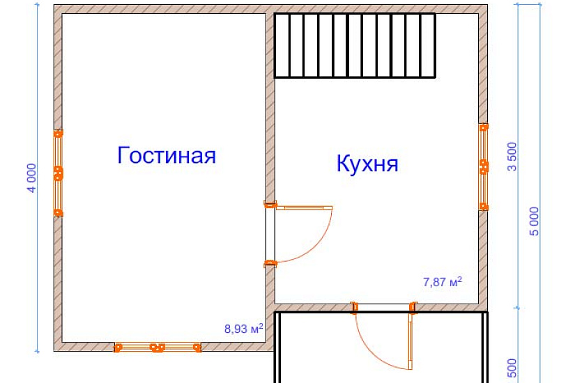 Дом из бруса №2