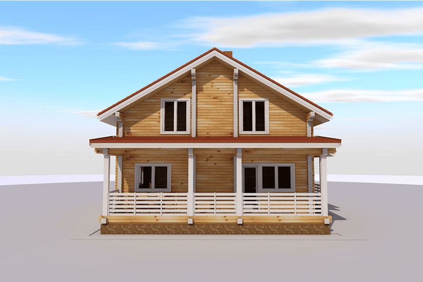 Дом из бруса-1,5эт-10х12-АР Дом из бруса-1,5эт-10х12-АР