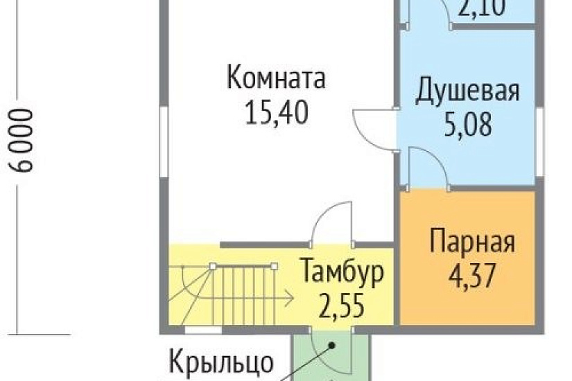 Баня К 50,9 м²