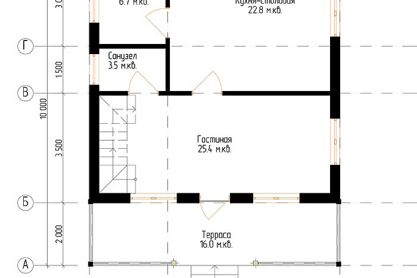 Брусовой дом №8