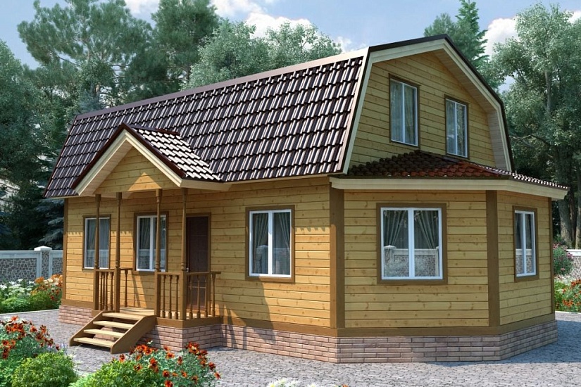 ДОМ ИЗ БРУСА ДБр-130а