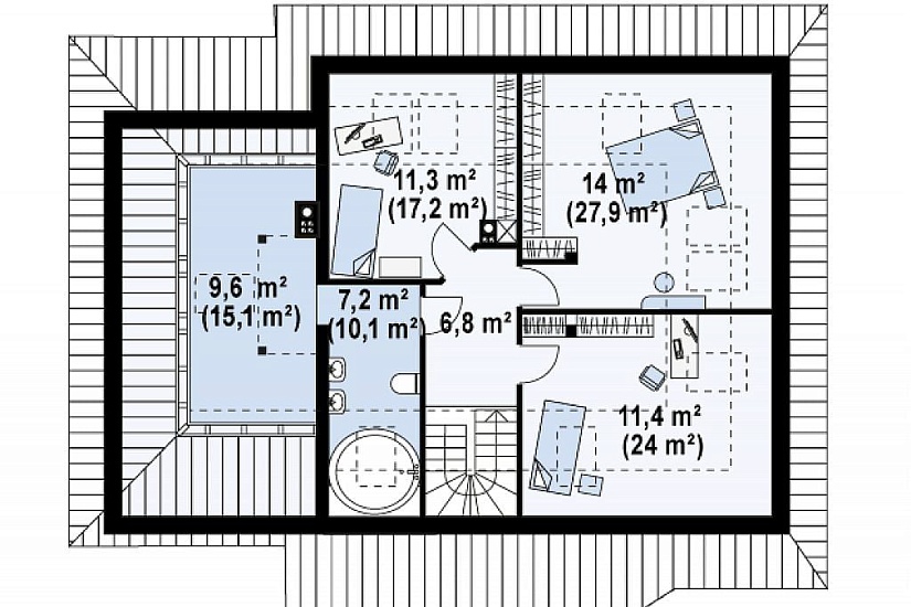ДОМ ИЗ ГАЗОБЕТОНА ГД-183б