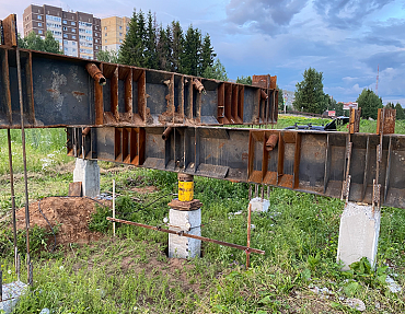 Испытания забивных свай в рамках строительства жилого комплекса 