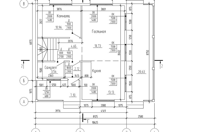 Проект дома Импала
