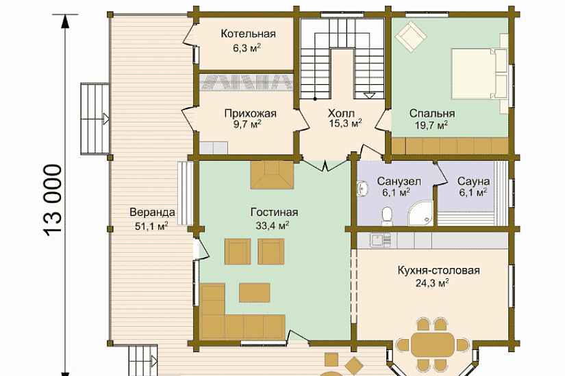 Проект дома "Белые ночи"