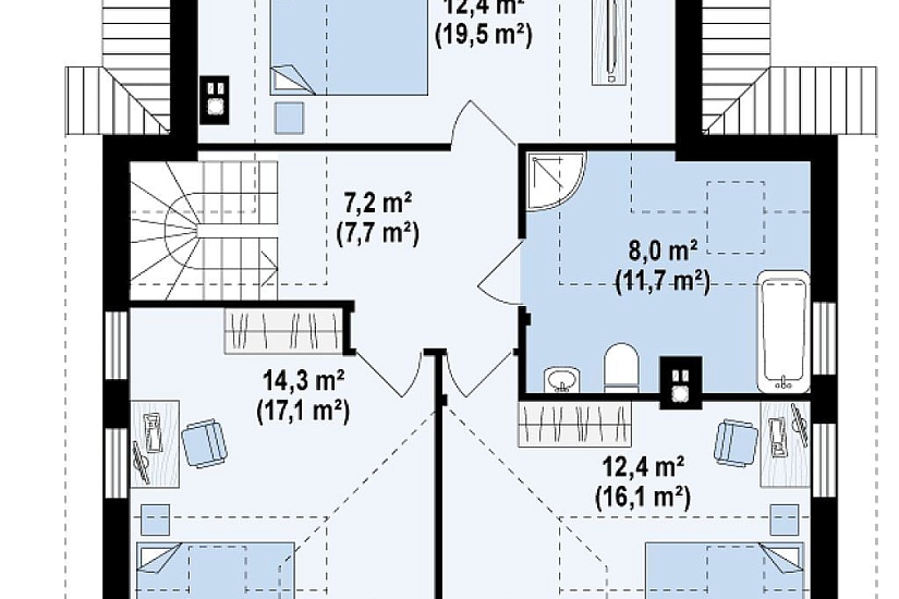 ДОМ ИЗ ГАЗОБЕТОНА ГД-126