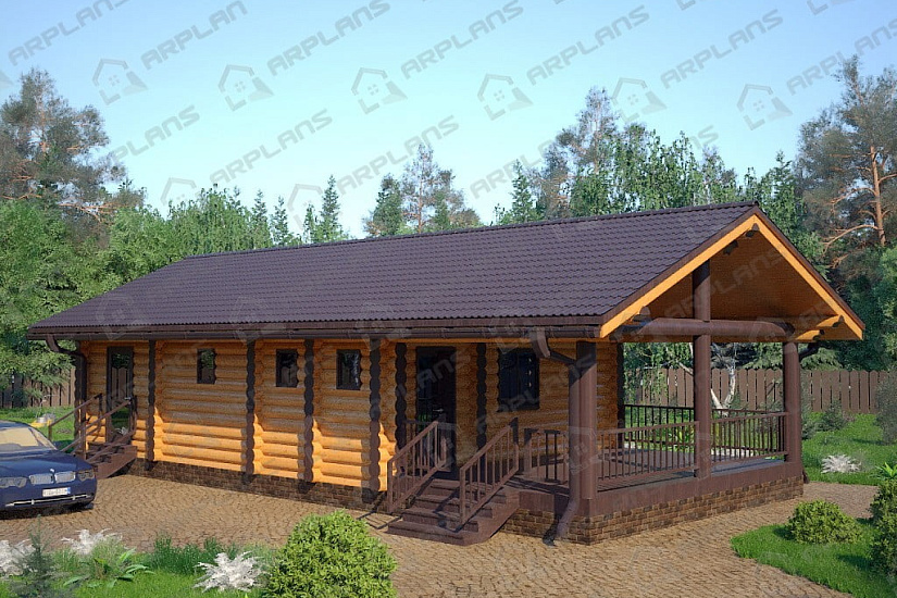 Проект бани Б-020 (79.36 кв.м) Проект бани Б-020 (79.36 кв.м)