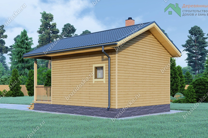 Баня 5х5 из бруса Баня 5х5 из бруса