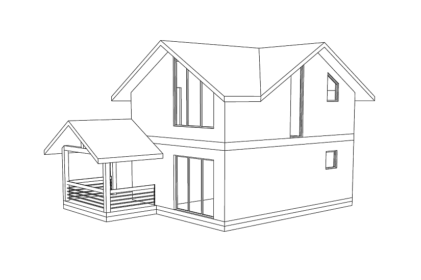 Дом из сип панелей Шумейка