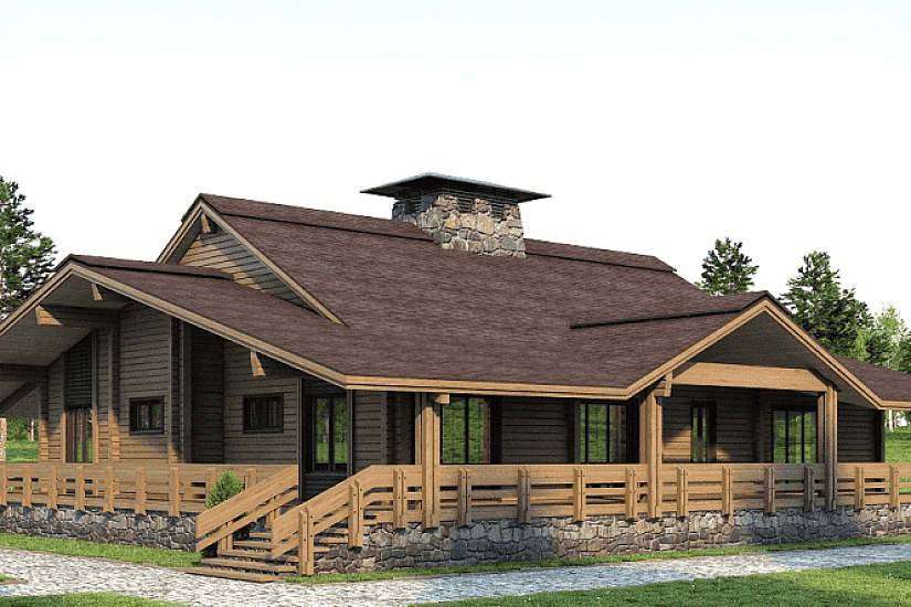 Проект дома "Зеленый шум"