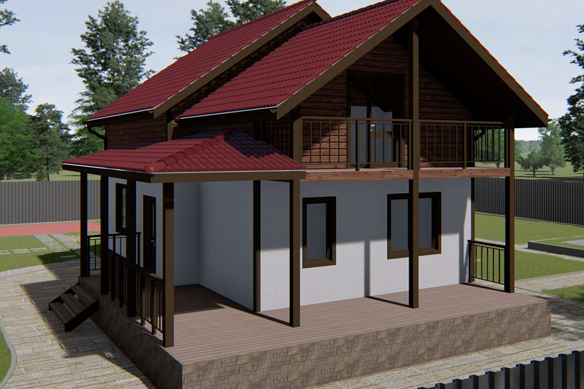 Дом-каркас150мм-12700х9200мм-1,5эт-АР Дом-каркас150мм-12700х9200мм-1,5эт-АР