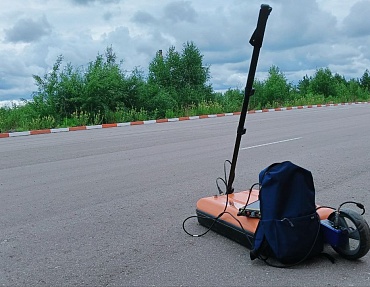 Выявление зон протечки водопровода с помощью георадара