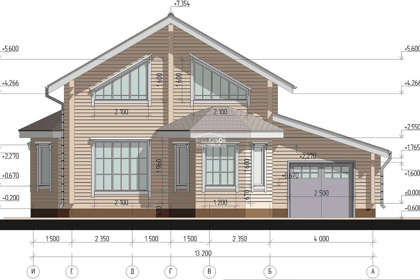 Жилой дом с эркером 2287 Жилой дом с эркером 2287