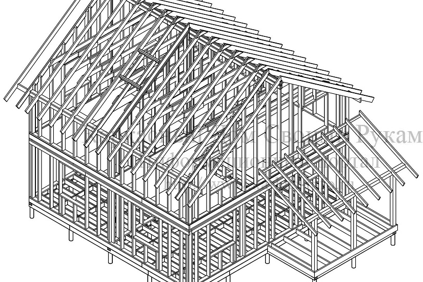 Дом 8,5х8,5-1,5эт-каркасник-КД Дом 8,5х8,5-1,5эт-каркасник-КД