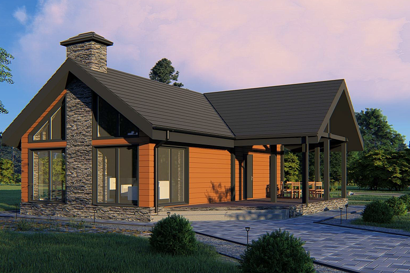 Дом-1,5этажа-газобетон-300мм-9700х11200-АР