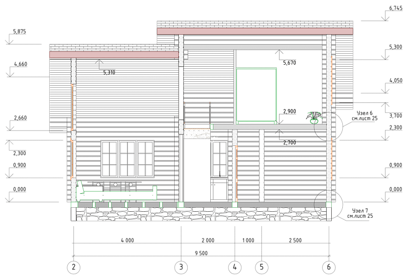 Дачный дом 2251