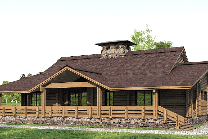 Проект дома "Зеленый шум"