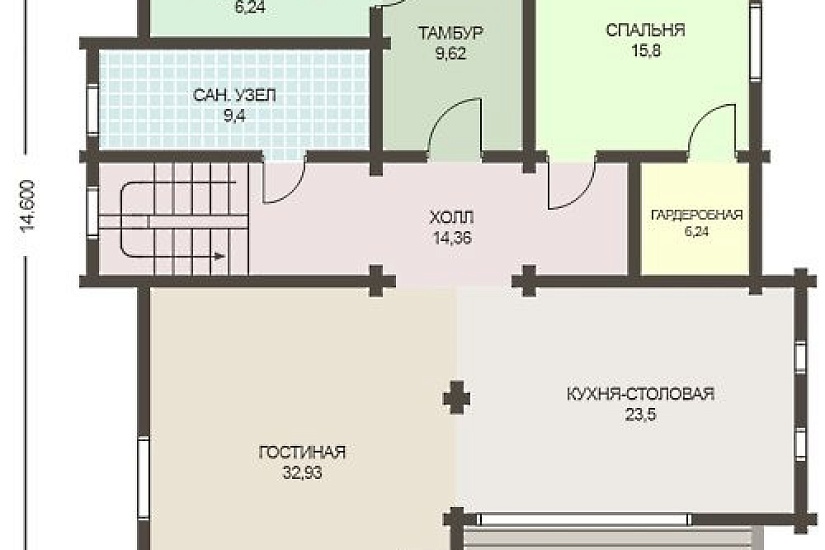 Дом ПБ 310 кв.м.