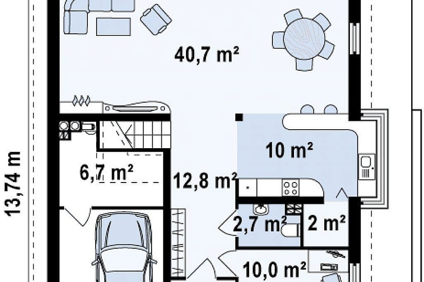 ДОМ ИЗ ГАЗОБЕТОНА ГД-196