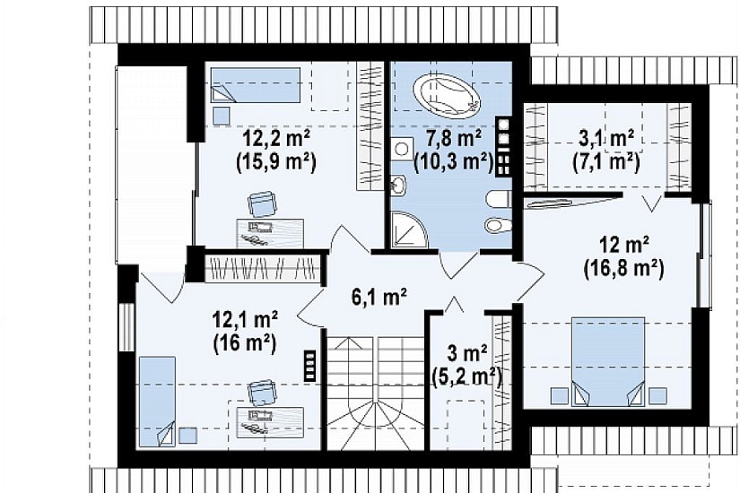 ДОМ ИЗ ГАЗОБЕТОНА ГД-144а