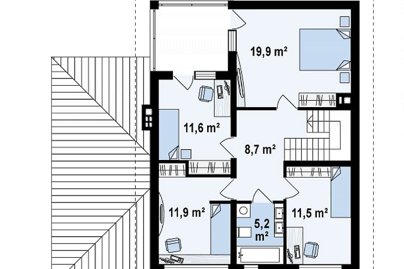 Каркасный дом КД-163