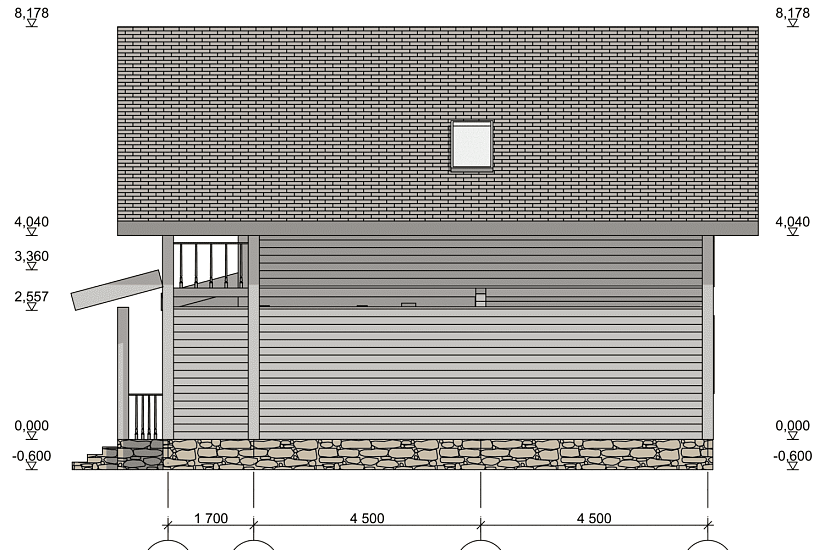 Дом-каркас150мм-11500х10700мм-1,5эт-КР