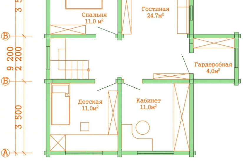 Проект дома "БУРОС"
