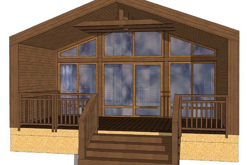 Дом-каркас200мм-6600х13800мм-1эт-АР Дом-каркас200мм-6600х13800мм-1эт-АР