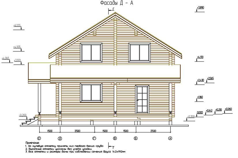 Дом-брус-2этажа-9500х12000-АР-КД