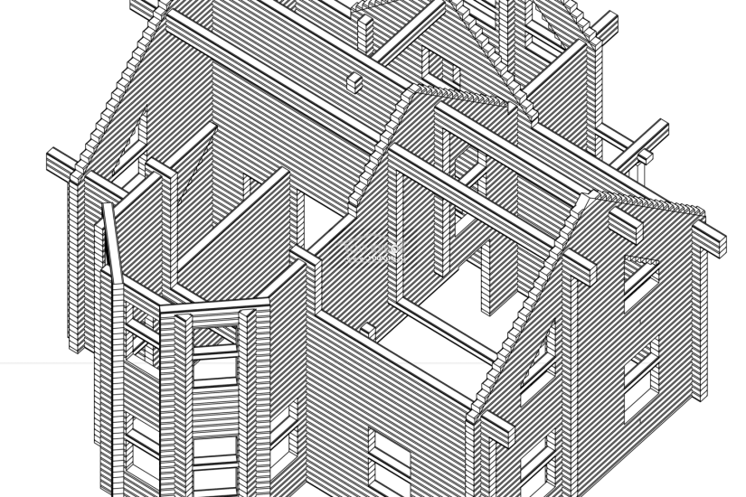 Жилой дом с эркером 2259