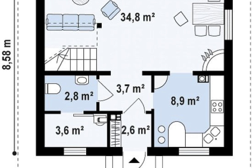 Дом ГБ 107 кв.м