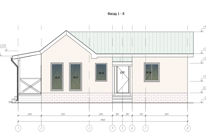 Дом-каркасно-щитовые-1этаж-9500х14600-АР