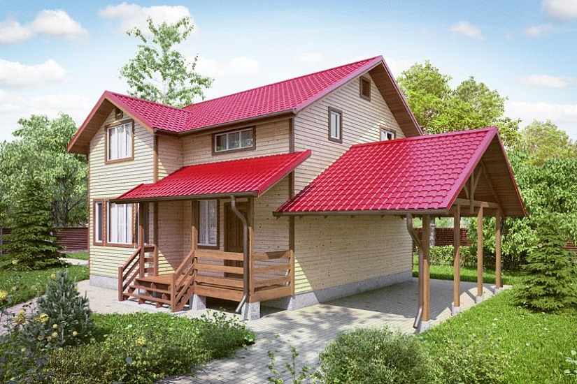 Каркасный дом КД-143