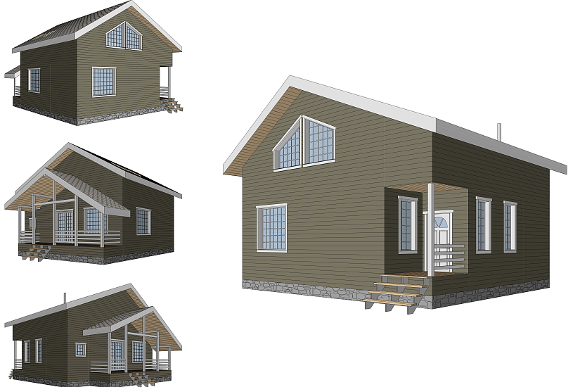 Дом-1эт-с-мансардой-каркас-300мм-10550х10500мм-КР Дом-1эт-с-мансардой-каркас-300мм-10550х10500мм-КР