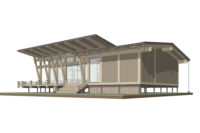 Беседка-каркасная-140мм-18000х9760-ЭП